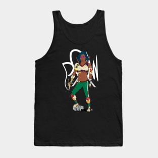 Postapocalyptic amazon Tank Top